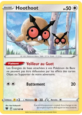 Hoothoot #120 — Astres Radieux