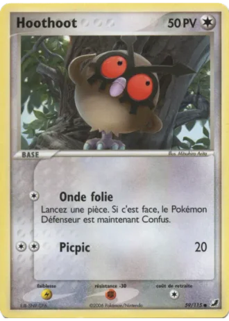 Hoothoot #59/115 — EX Forces Cachées