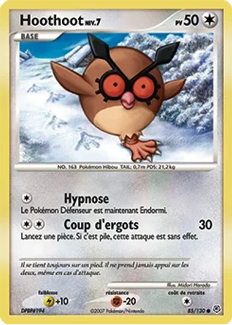 Hoothoot #85 — Diamant & Perle