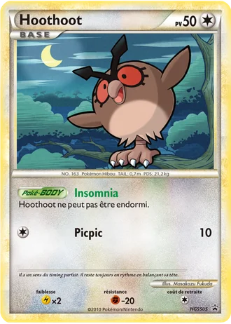 Hoothoot HGSS05 — HeartGold & SoulSilver Promos