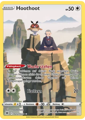 Hoothoot TG12/30 — Trainergalerie (Astralglanz)