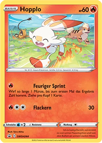 Hopplo SWSH244 — Schwert & Schild Promos