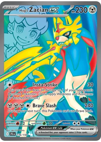 Hop's Zacian ex #176 — Journey Together