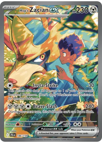 Hop's Zacian ex #186 — Journey Together