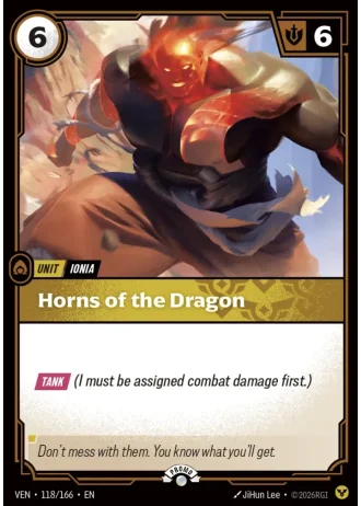 Horns of the Dragon #118/166 — Organized Play Promos