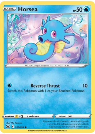 Horsea #035/196 — Lost Origin