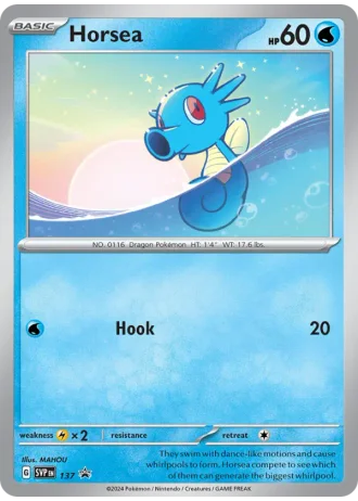 Horsea #137 — Scarlet & Violet Promos