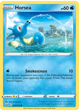 Horsea #31 — Battle Styles
