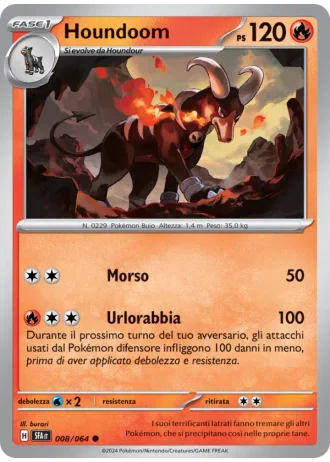 Houndoom #008/64 — Segreto Fiabesco