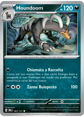 Houndoom #063/131 — Evoluzioni Prismatiche