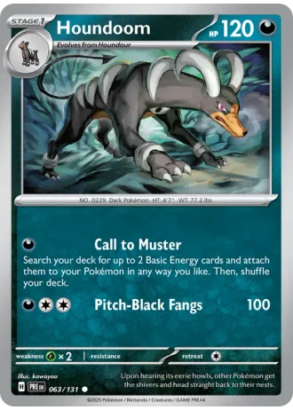 Houndoom #063 — Prismatic Evolutions