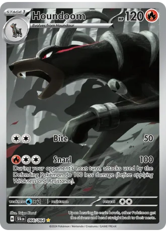 Houndoom #066 — Shrouded Fable