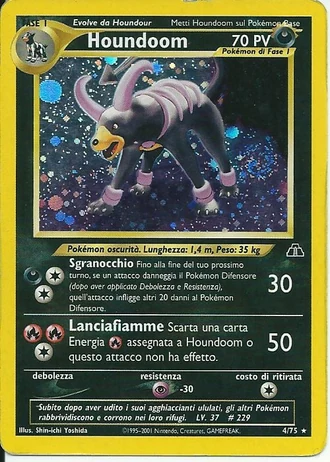 Houndoom (1ª Edizione) #23/75 — Neo Discovery (1ª Edizione)