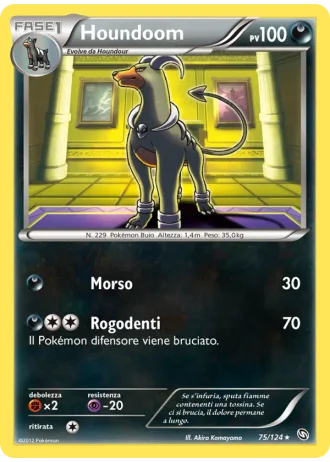 Houndoom #75/124 — Stirpe dei Draghi