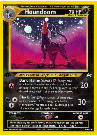 Houndoom #8/64 — Neo Revelation