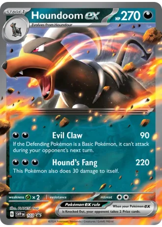 Houndoom ex #103 — Scarlet & Violet Promos