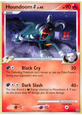 Houndoom G #50 — Platinum