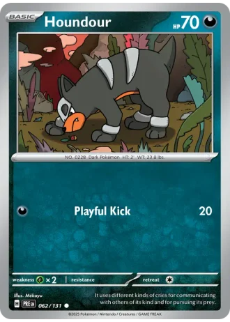 Houndour #062 — Prismatic Evolutions