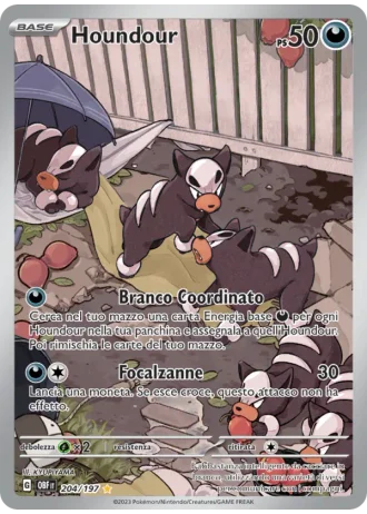 Houndour #204 — Ossidiana Infuocata