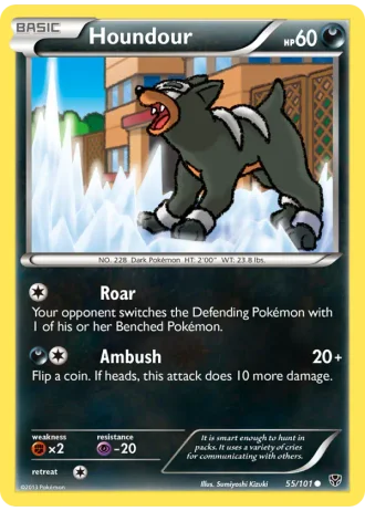 Houndour #55 — Plasma Blast