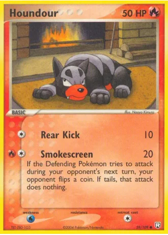 Houndour #59/109 — Team Rocket Returns