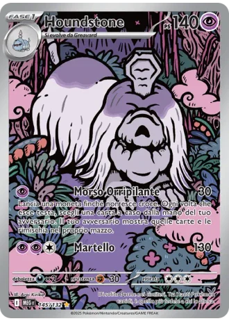 Houndstone #145/132 — Megaevoluzione
