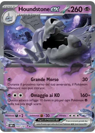 Houndstone ex #102 — Ossidiana Infuocata