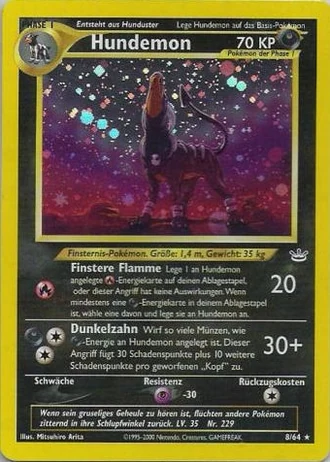 Hundemon (1. Edition) #8/64 — Neo Revelation (1. Edition)