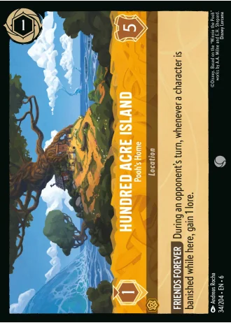 Hundred Acre Island - Pooh's Home #34/204 — Azurite Sea