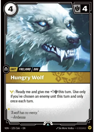 Hungry Wolf #125/166 — Organized Play Promos