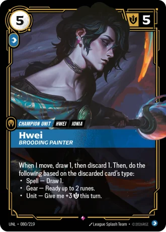 Hwei, Brooding Painter #080/219 — Unleashed