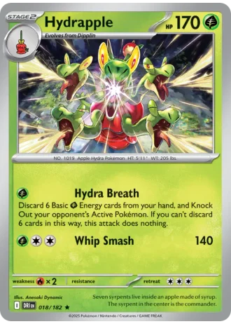 Hydrapple #018 — Destined Rivals