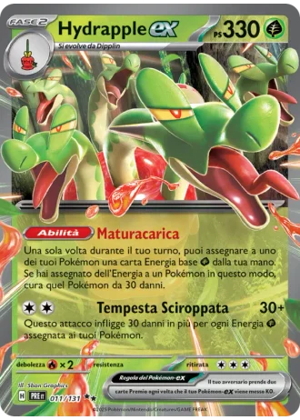 Hydrapple ex #011/131 — Evoluzioni Prismatiche