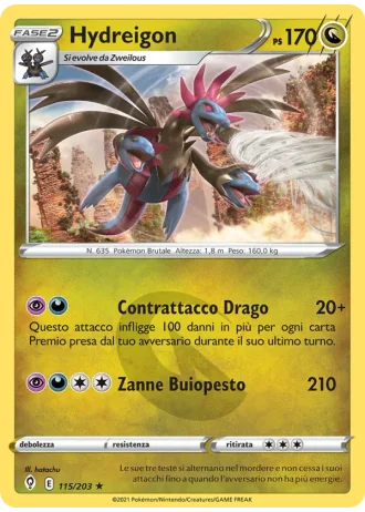 Hydreigon #115/203 — Evoluzioni Eteree