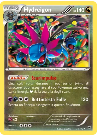 Hydreigon #74/119 — Forze Spettrali