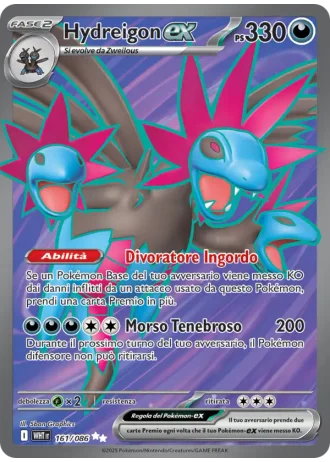 Hydreigon ex #161/86 — Fuoco Bianco