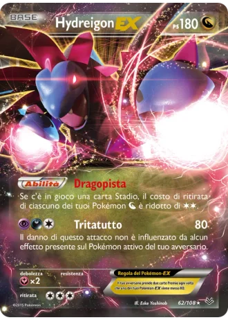 Hydreigon EX #62/108 — Furie Volanti