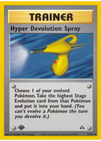 Hyper Devolution Spray (1st Edition) #73/75 — Neo Discovery (1st Edition)