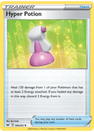 Hyper Potion #166/202 — Sword & Shield