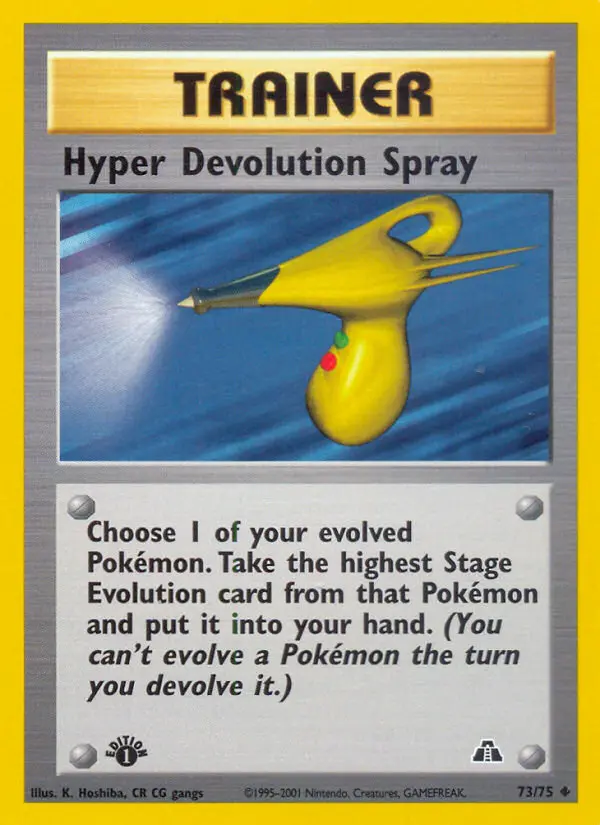 Hyper-Rückentwicklungs-Spray (1. Edition) #73 — Neo Entdeckung (1. Edition)