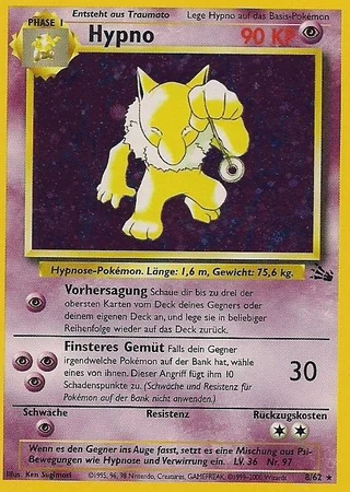 Hypno (1. Edition) #8 — Fossil (1. Edition)