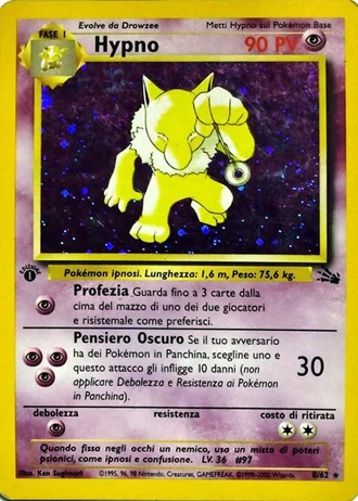 Hypno (1ª Edizione) #8/62 — Fossil (1ª Edizione)