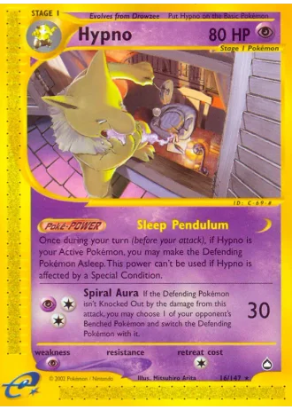 Hypno #16/147 — Aquapolis
