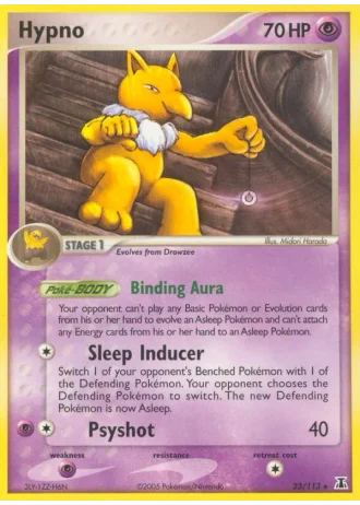 Hypno #23/113 — EX Specie Delta
