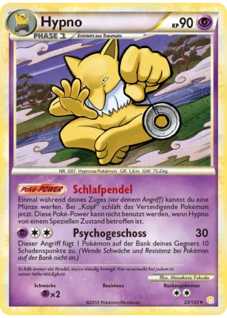 Hypno #23 — HeartGold SoulSilver