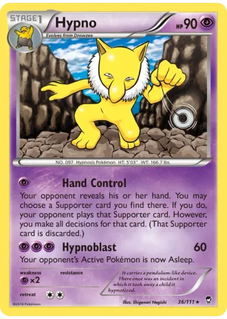 Hypno #36/111 — Furious Fists