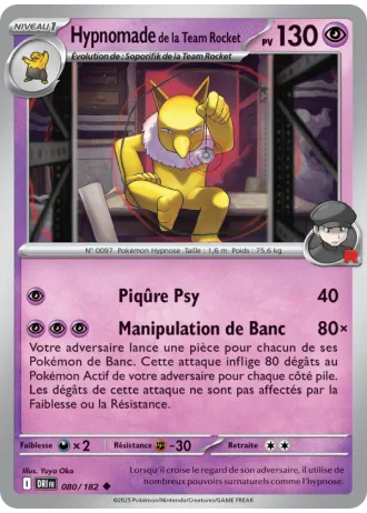 Hypnomade de la Team Rocket #080 — Rivalités Destinées