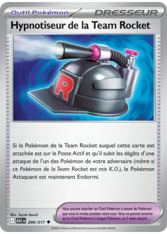 Hypnotiseur de la Team Rocket #206/217 — Héros Transcendants