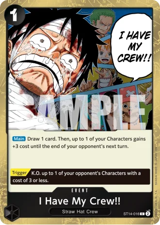 I Have My Crew!! (ST14-016) (Pirate Foil) — One Piece Card The Best Vol.2(PRB02)