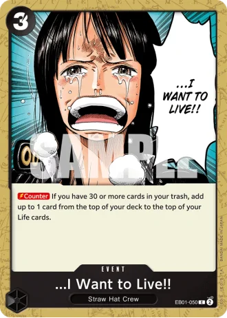 ...I Want to Live!! (EB01-050) — Memorial Collection (EB01)